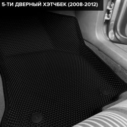 3D коврики EVA с бортами Volkswagen Golf VI хетчбек 5D (2008-2012)