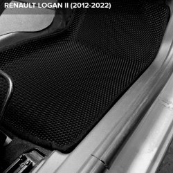 3D коврики EVA с бортами Renault Logan II (2012-2022)