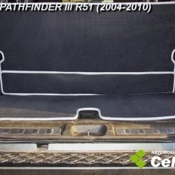 2D коврики EVA Nissan Pathfinder III R51 7 мест (2004-2010)