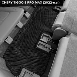 3D коврики EVA с бортами Chery Tiggo 8 Pro Max (2022-н.в.)