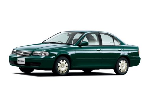 2D коврики EVA в салон и багажник на Nissan Sunny IX B15 седан, правый руль (1998-2004)