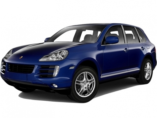 2D коврики EVA в салон и багажник на Porsche Cayenne I 957 (2007-2010)
