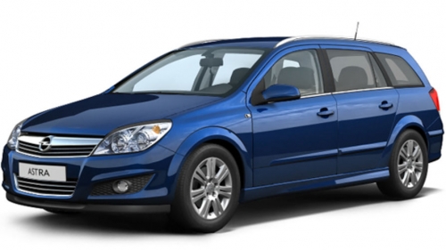 2D коврики EVA в салон на Opel Astra H универсал (2004-2014)