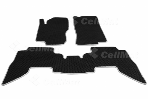 2D коврики EVA Nissan Pathfinder III R51 7 мест (2004-2010)