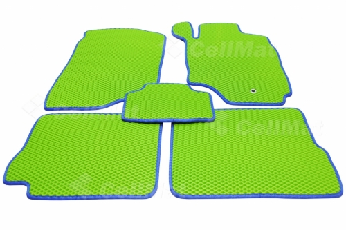 2D коврики EVA Mitsubishi AirTrek 4WD Turbo, правый руль (2001-2008)