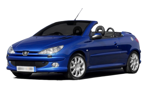 2D коврики EVA в салон и багажник на Peugeot 206 СС кабриолет (1998-2012)