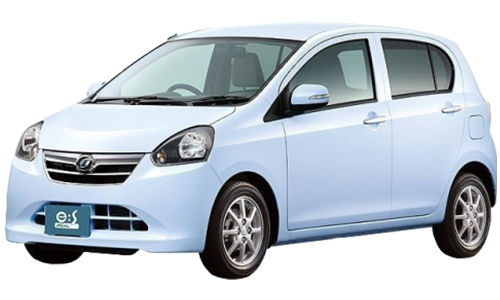 2D коврики EVA в салон на Daihatsu Mira e:S I, правый руль (2011-2017)