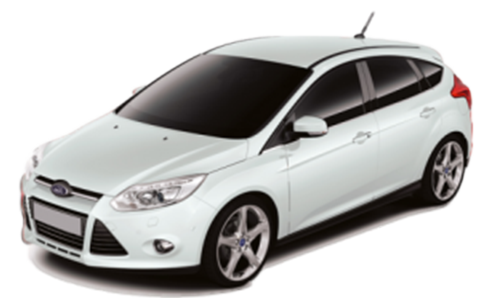 2D коврики EVA в салон и багажник на Ford Focus III хэтчбек (2011-2015)