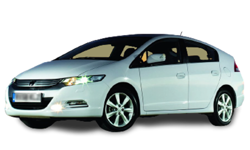 2D коврики EVA в салон на Honda Insight II, правый руль (2009-2014)