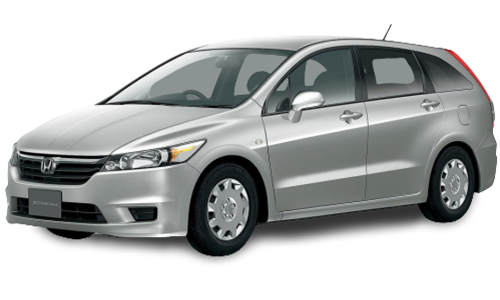 2D коврики EVA в салон и багажник  на Honda Stream II, правый руль (2006-2014)