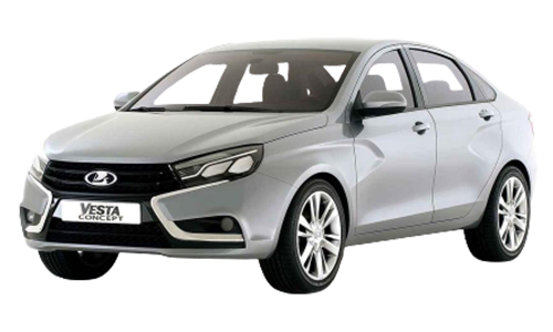 2D коврики EVA в салон и багажник  на Lada Vesta седан (2015-2022)