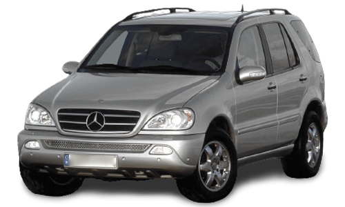 2D коврики EVA в салон и багажник  на Mercedes-Benz ML W163 рестайлинг (2001-2005)