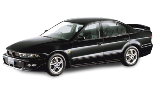 2D коврики EVA в салон на Mitsubishi Galant VIII, правый руль (1996-2003)