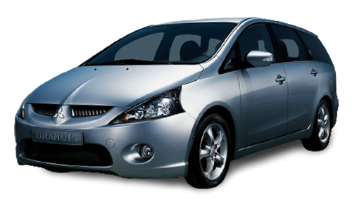 2D коврики EVA в салон на Mitsubishi Grandis, правый руль (2003-2011)