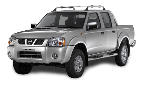 2D коврики EVA в салон на Nissan NP300 Double Cab (2008-2015)