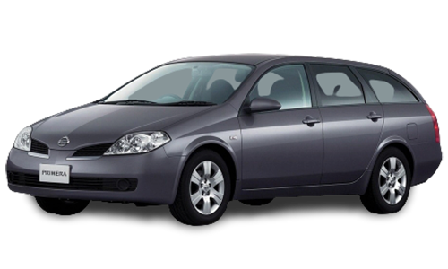 2D коврики EVA в салон на Nissan Primera III P12 универсал, правый руль (2001-2008)