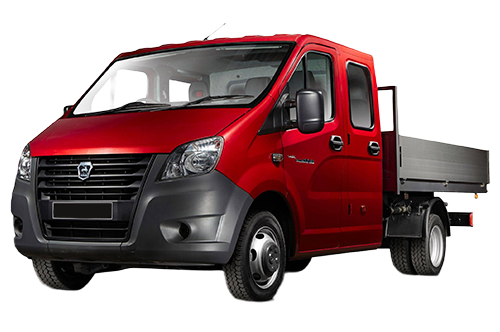 3D коврики EVA с бортами в салон на ГАЗ Газель NEXT с рычагом КПП на полу