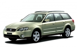 2D коврики EVA в салон  на Subaru Outback III универсал (2003-2009)