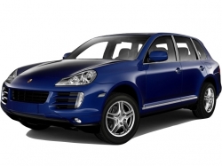 2D коврики EVA в салон и багажник на Porsche Cayenne I 957 (2007-2010)