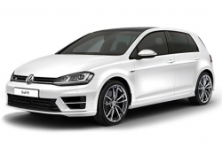 2D коврики EVA в салон  на Volkswagen Golf 7.5 (2018-н.в.)