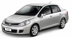 2D коврики EVA в салон и багажник  на Nissan Tiida I C11 седан (2004-2013)
