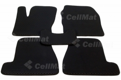 2D коврики EVA в салон и багажник на Ford Focus III седан рестайлинг (2014-2019)