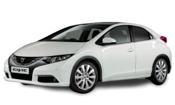 2D коврики EVA в салон на Honda Civic IX хэтчбек (2011-2015)