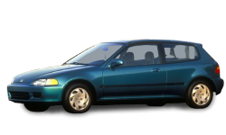 2D коврики EVA в салон на Honda Civic V хэтчбек (1991-1991)