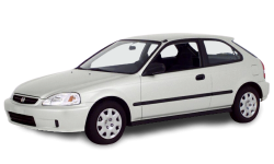 2D коврики EVA в салон на Honda Civic VI хэтчбек, правый руль (1995-2002)