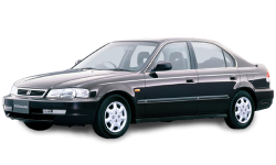 2D коврики EVA в салон и багажник на Honda Domani II, правый руль (1997-2000)