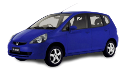2D коврики EVA в салон и багажник на Honda Fit I, правый руль (2001-2008)