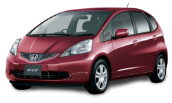 2D коврики EVA в салон и багажник на Honda Fit II, правый руль (2007-2014)