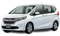 2D коврики EVA в салон и багажник на Honda Freed II Hybrid, правый руль, с диваном на 2-ом ряду (2016-н.в.)