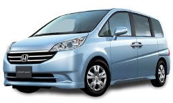 2D коврики EVA в салон на Honda StepWGN Spada III, правый руль (2005-2009)