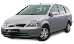 2D коврики EVA в салон на Honda Stream I 4WD, правый руль (2000-2003)