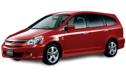 2D коврики EVA в салон и багажник на Honda Stream I рестайлинг, правый руль (2003-2006)