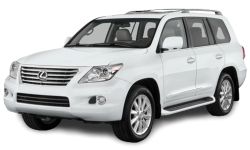 2D коврики EVA в салон и багажник на Lexus LX III (2007-2012)