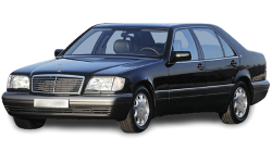 2D коврики EVA в салон  на Mercedes-Benz S W140 (1991-1999)