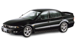 2D коврики EVA в салон и багажник  на Mitsubishi Galant VIII седан (1996-2003)