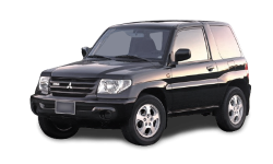 2D коврики EVA в салон  на Mitsubishi Pajero iO 3D левый руль (1998-2007) 