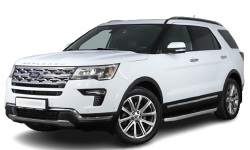 2D коврики EVA в салон и багажник на Ford Explorer V рестайлинг (2015-2019)