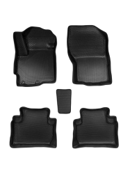 3D коврики EVA с бортами в салон  на Mitsubishi Outlander II XL (2005-2013)