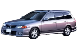 2D коврики EVA в салон и багажник  на Nissan Wingroad II Y11 2WD, правый руль (1999-2005)